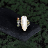 Baroque Pearl Retro Ring - S925 Silver