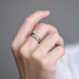 Adjustable Engraved Ring - S925 Silver