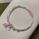 Floral Bracelet - S999 Silver