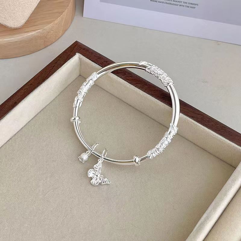 Floral Bracelet - S999 Silver