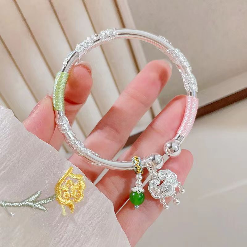 Floral Bracelet - S999 Silver