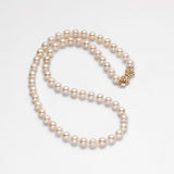 White Pearl Necklace - S925 Silver