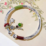 Floral Bracelet - S999 Silver