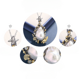 White Natural Pearl Pendant - S925 Silver