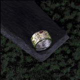 Red Garnet Stone Ring - S925 Silver