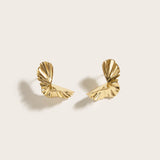 Gold-Plated CZ Stone Earrings - S925 Silver