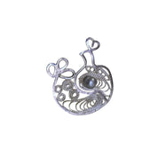 Blue Pearl Bird-Shaped - S925 Silver