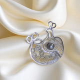 Blue Pearl Bird-Shaped - S925 Silver